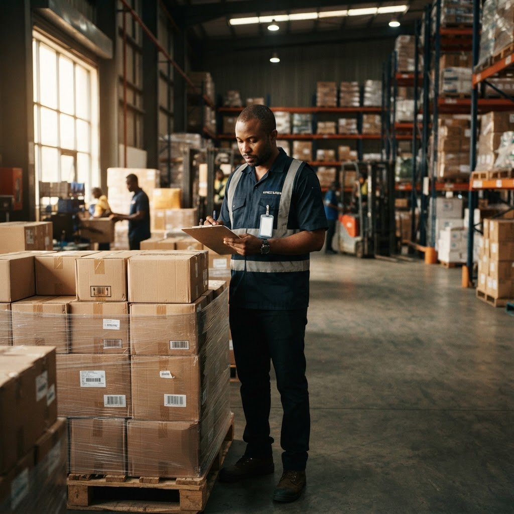 Active warehouse distribution and logistics operations in Nigeria